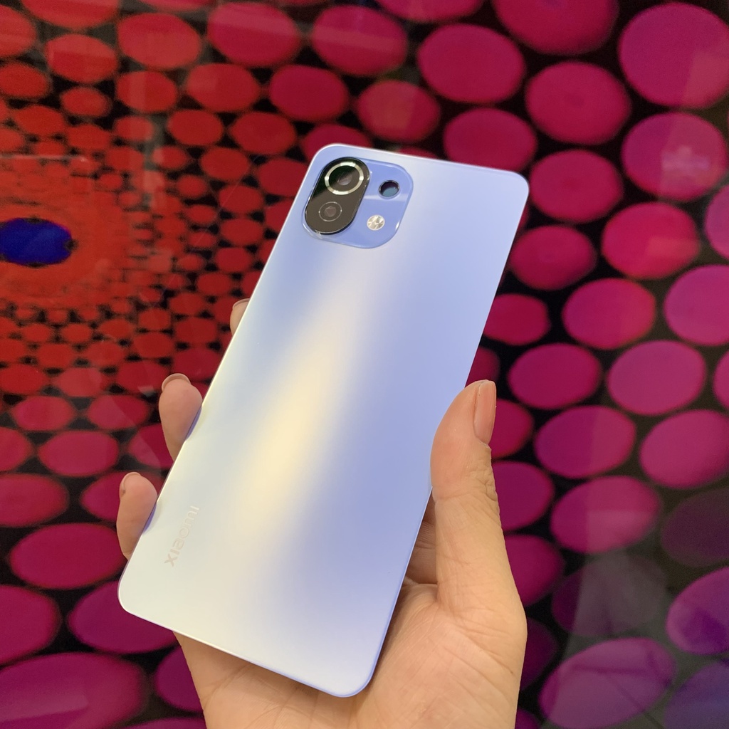 Nắp lưng Xiaomi 11 lite kèm kính camera
