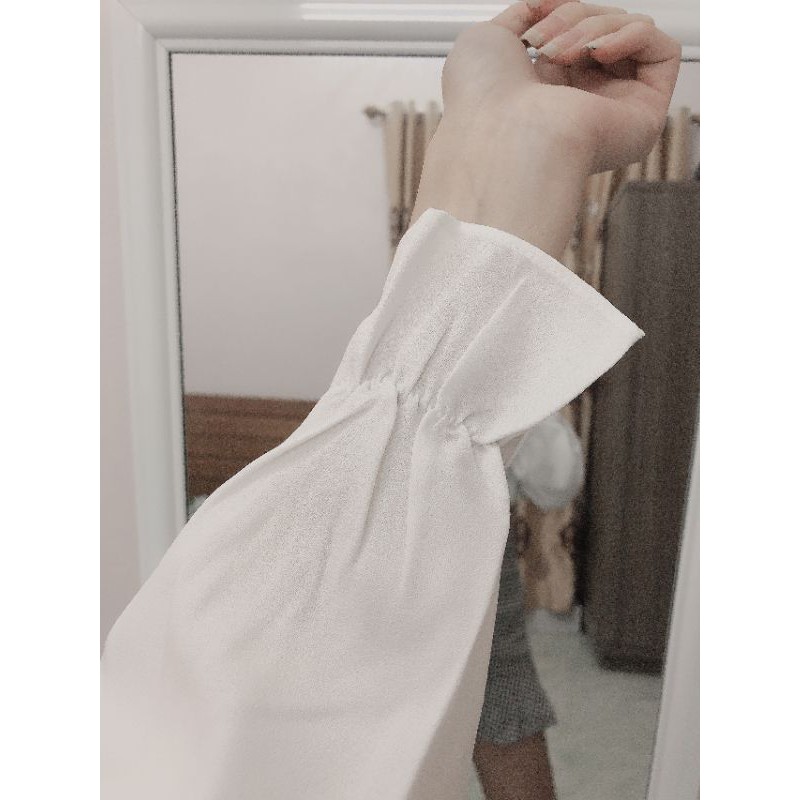 ÁO SƠ MI NỮ CÓ CỔ THIẾT KẾ ÁO TAY LOE 2021