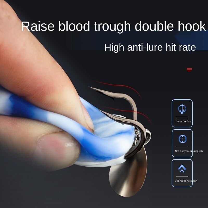 mồi giả Mồi Câu Cá Giả Hình Con Ếch  5cm 10.5g / 6.5cm14.8g Super Frog Lure Mồi giả câu cá lóc máy câu cá