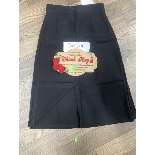 Chân Váy Dài, Chân Váy Midi bigsize 2 Dáng Xẻ Trước- Xẻ Sau trẻ trung