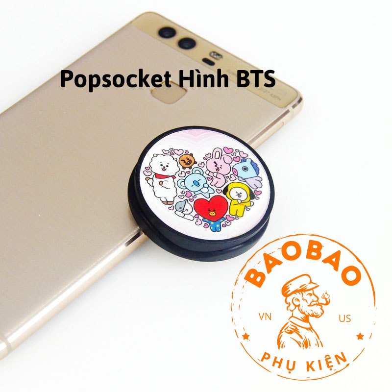 Poc đỡ điện thoại hình BTS đỉnh của chóp