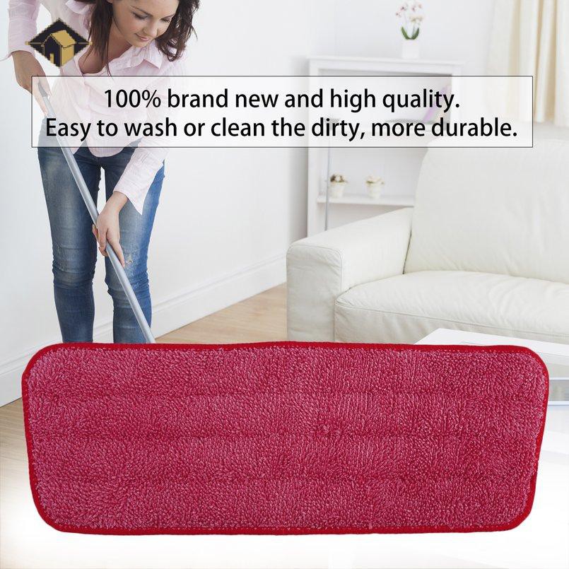 Miếng Lau Thay Thế Bằng Vải Microfiber Tái Sử Dụng Cho Cây Lau Nhà Phun Sương