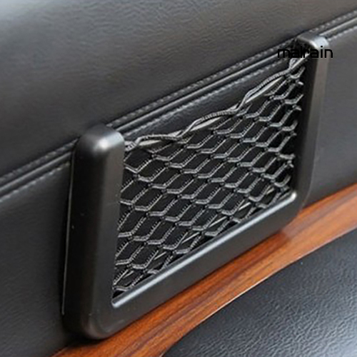 Túi lưới đựng điện thoại gắn sau ghế xe ô tô tiện dụng