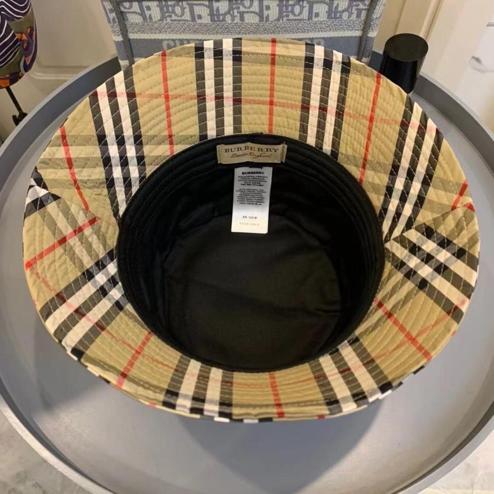 Mũ vành tròn nữ, nón bucket nữ họa tiết kẻ siêu sành điệu, cực sang chảnh - Thóc store