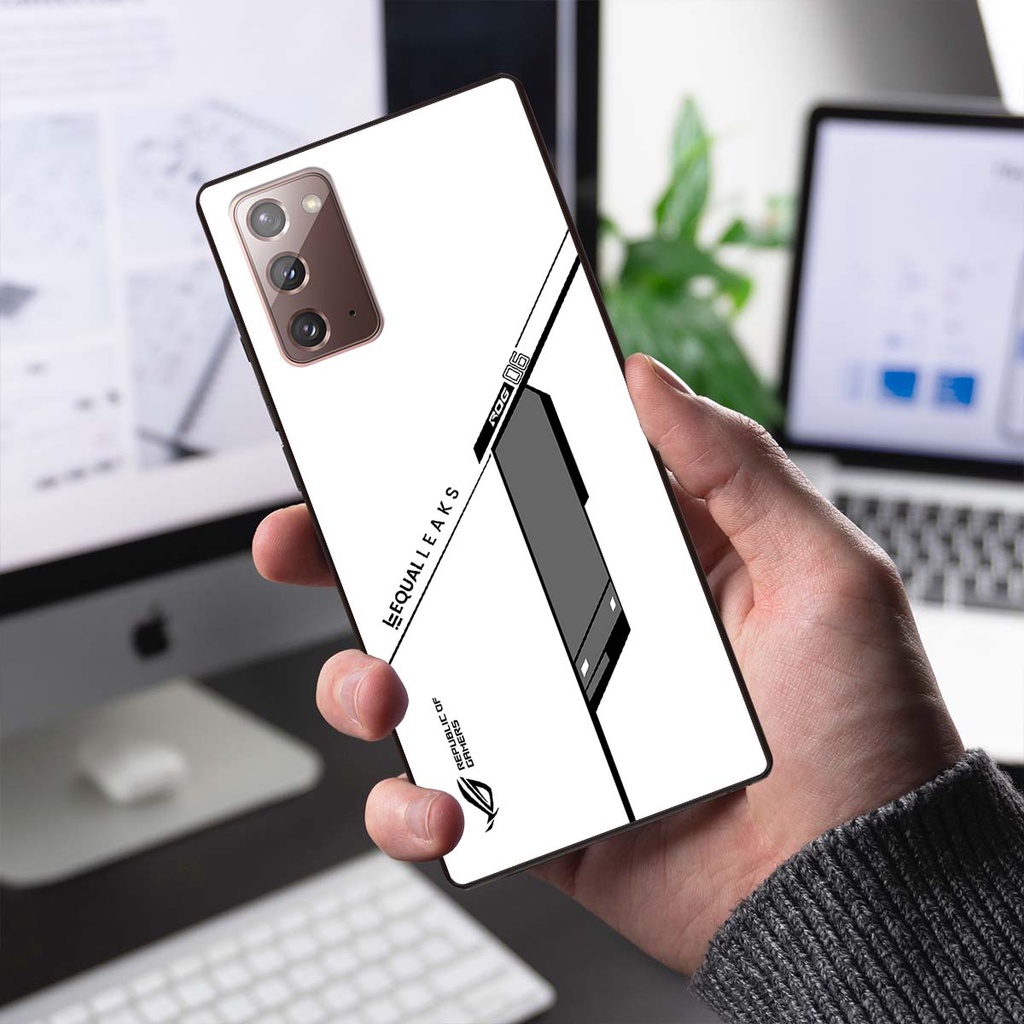 Ốp lưng điện thoại Samsung Galaxy Note 20 - Republic of Gamers, chất liệu kính cường lực