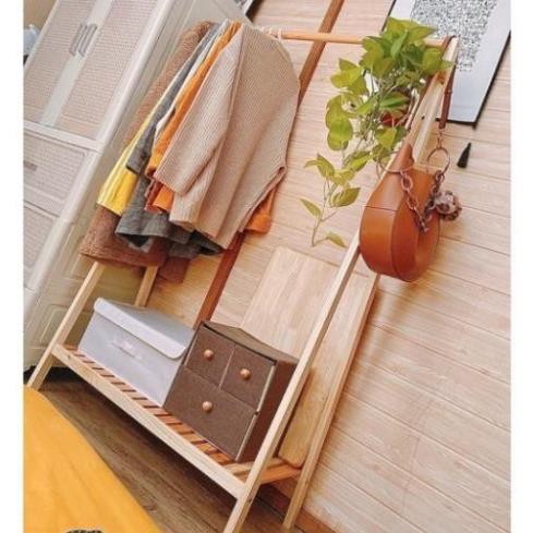 Kệ Treo Quần Áo Chữ A 1 Tầng Trang Trí Phòng Ngủ Gỗ Thông Nhập Khẩu - Giá Treo quần Áo Chữ A 1 Tầng Cao Cấp | BigBuy360 - bigbuy360.vn