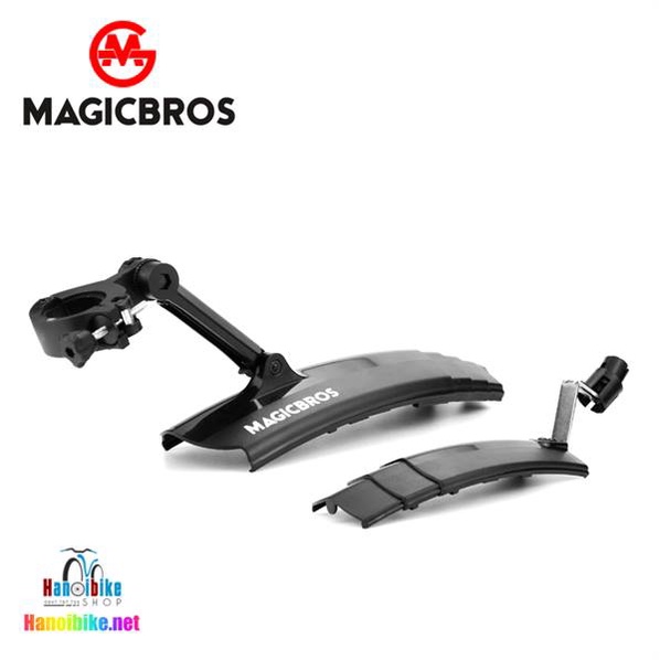 Chắn bùn xe đạp Magic Bros rút có đèn cảnh báo sau