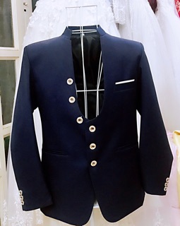 Vest 6 nút cổ trụ