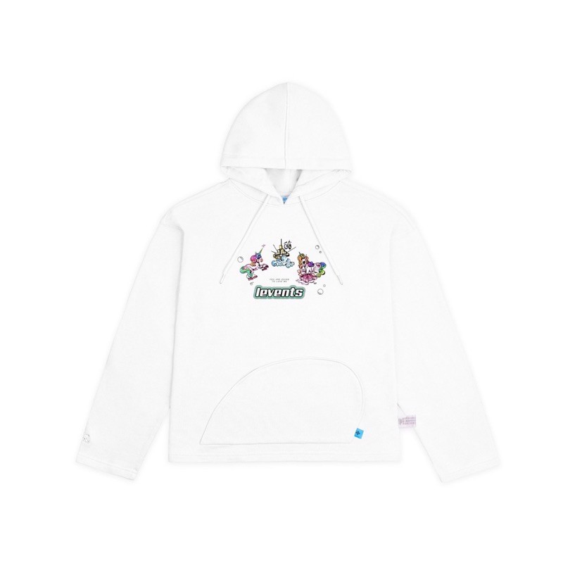 LEVENTS UNICORN HOODIE / WHITE 0.2