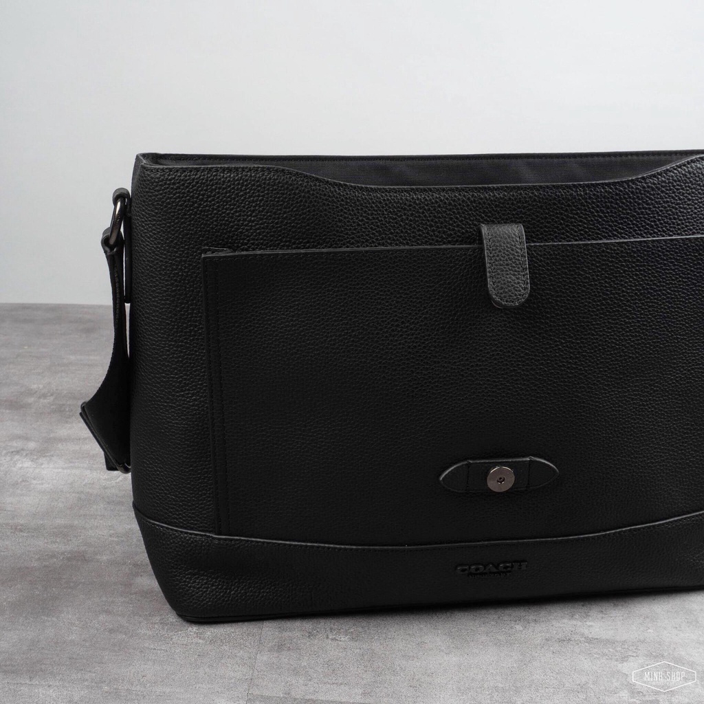 Túi Cooachhh_Hudson Messenger Black - 9294