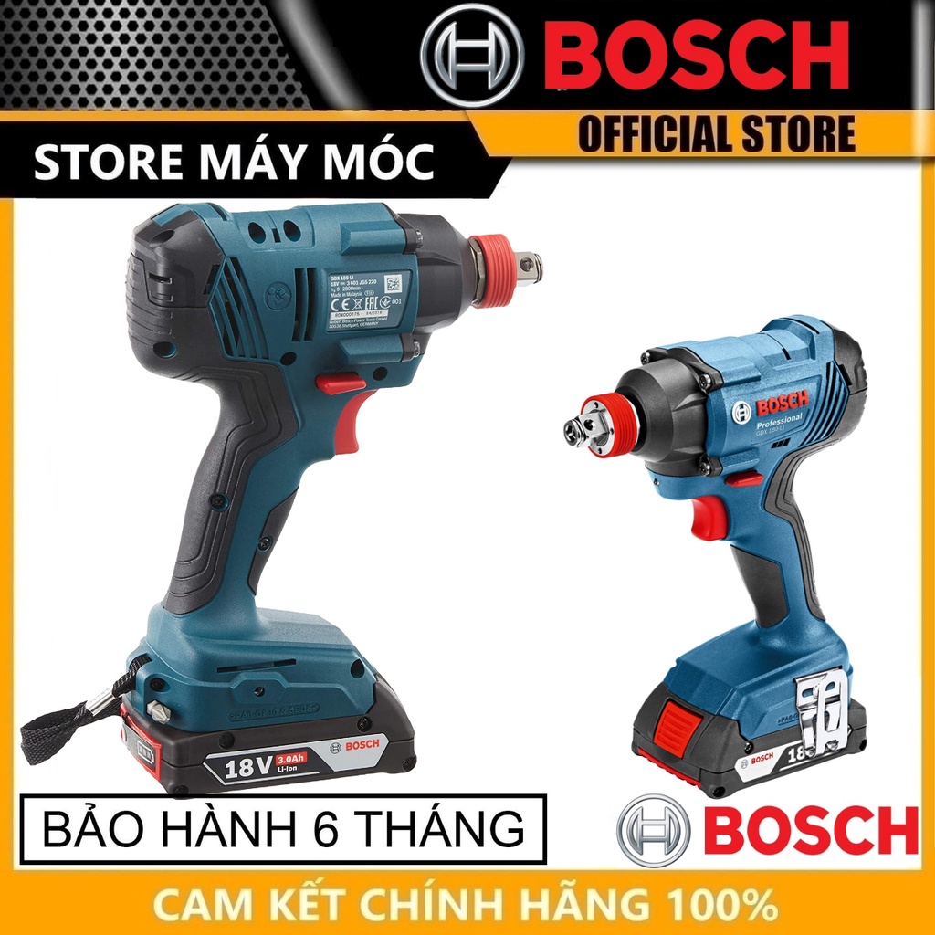 MÁY SIẾT BU LÔNG DÙNG PIN 18V (180 NM) BOSCH GDX 180-LI-HÀNG CHÍNH HÃNG