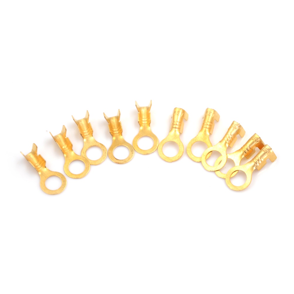 Bộ 100 vòng đồng mạ vàng 5.2mm cao cấp