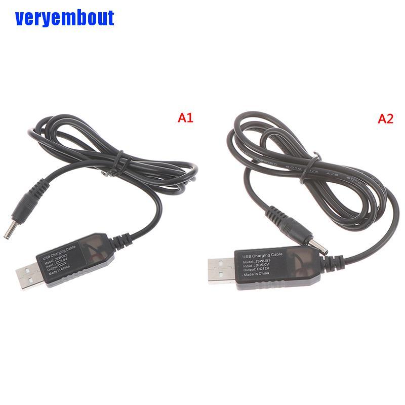 Cáp Tăng Áp Usb 5v Lên Tới 9v 12v 3.5x1.35mm