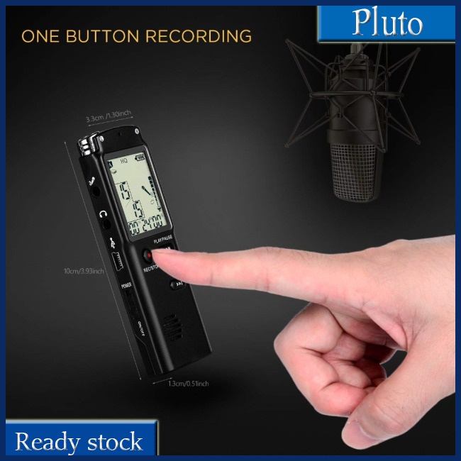 Máy Ghi Âm Chuyên Nghiệp USB 8GB/16GB/32GB Tích Hợp Máy Ghi Âm WAV MP3