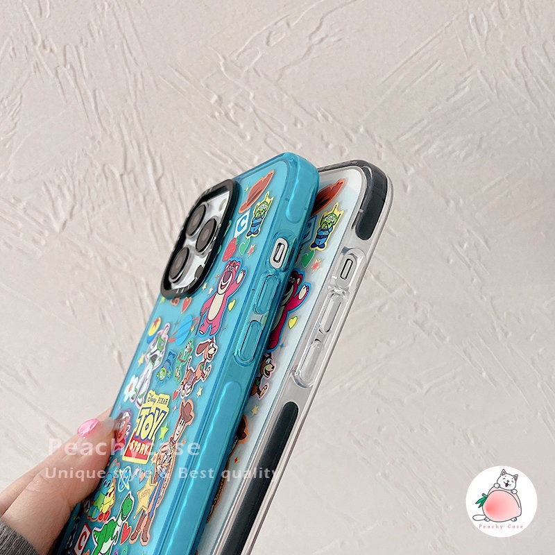 Ốp Điện Thoại TPU Mềm Trong Suốt In Hình Gấu Hoạt Hình Toy Story Cho iPhone 14 13 12 Pro Max 11 Xr Xs Max X 6 7 8 Plus