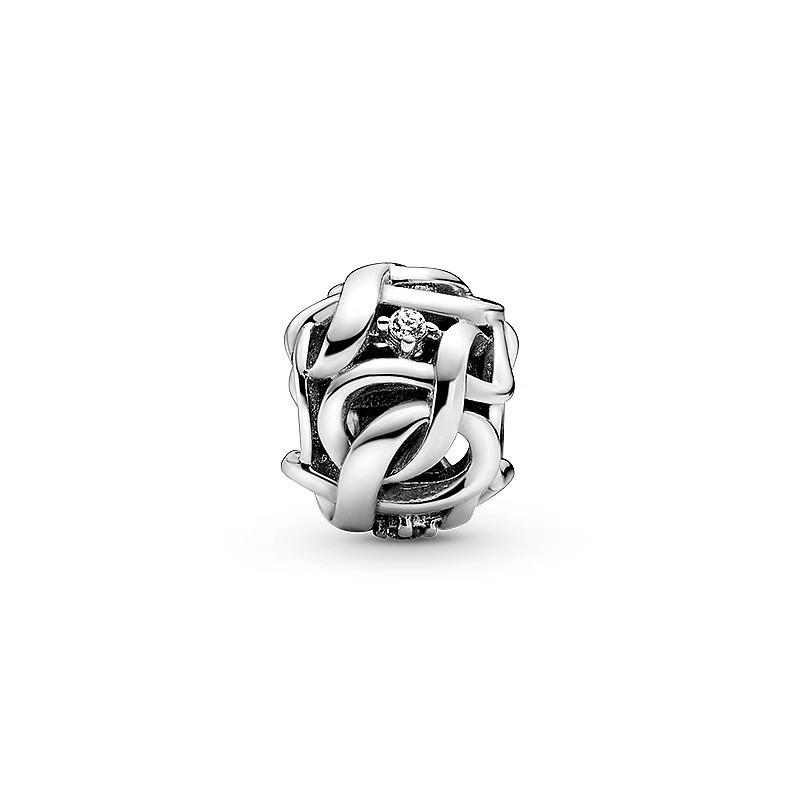 charm pan xỏ ngang đan xen bộ sưu tập hè 2021 bạc s925