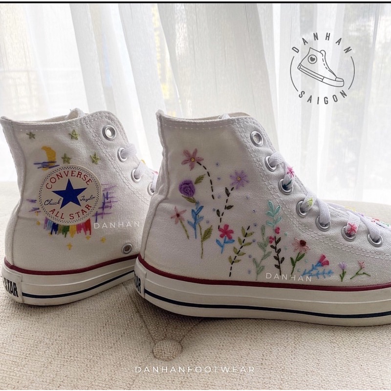 GIÀY CONVERSE THÊU TAY ĐỘC ĐÁO