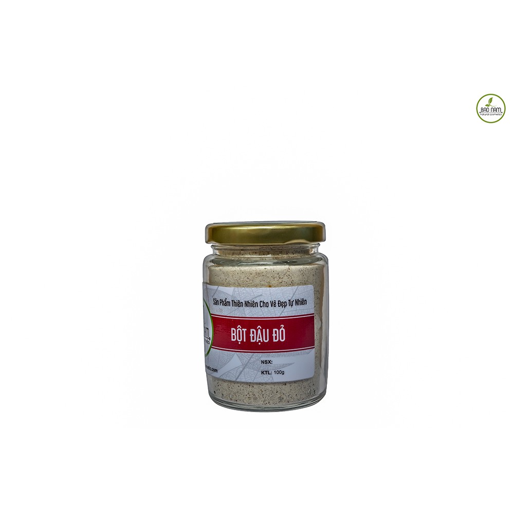 Bột đậu đỏ tẩy tế bào chết 100gr- Bảo Nam (Dạng Túi)