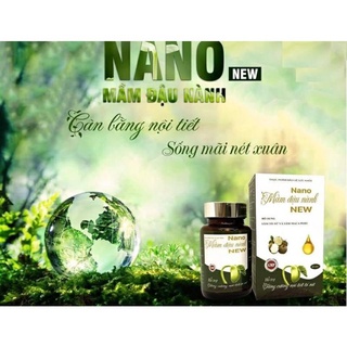 Nano mầm đậu nành new, hộp 60 viên - sp viện hàn lâm