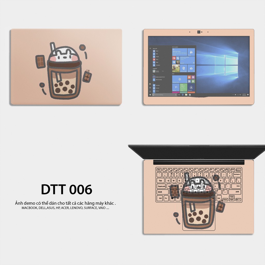 Miếng Dán Skin Laptop / Có mẫu decal dán cho tất cả các hãng máy tính