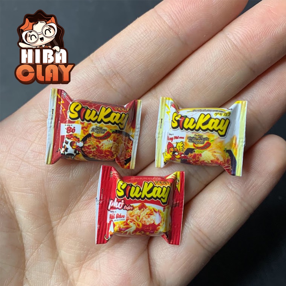 Mô hình Mì SiuKay Minifood trang trí mô hình, đồ ăn mini mô hình cho búp bê