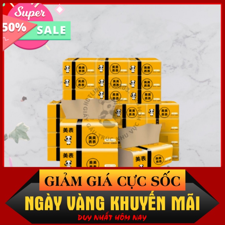 [HCM Hỏa Tốc] 30 gói khăn giấy gấu trúc siêu dai sipiao