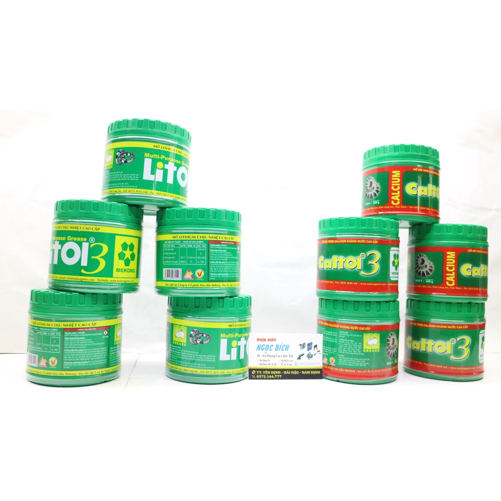 Mỡ bò chịu nhiệt Litol 400G - chịu nước Catol