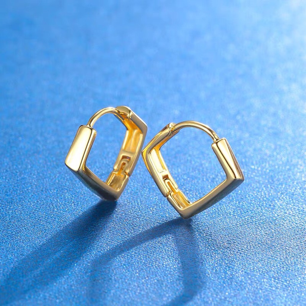 Bông tai, Khuyên tai nam nữ thiết kế hình học xu hướng thời trang 2022, Độc đáo, Cá tính, Unisex, 1 chiếc