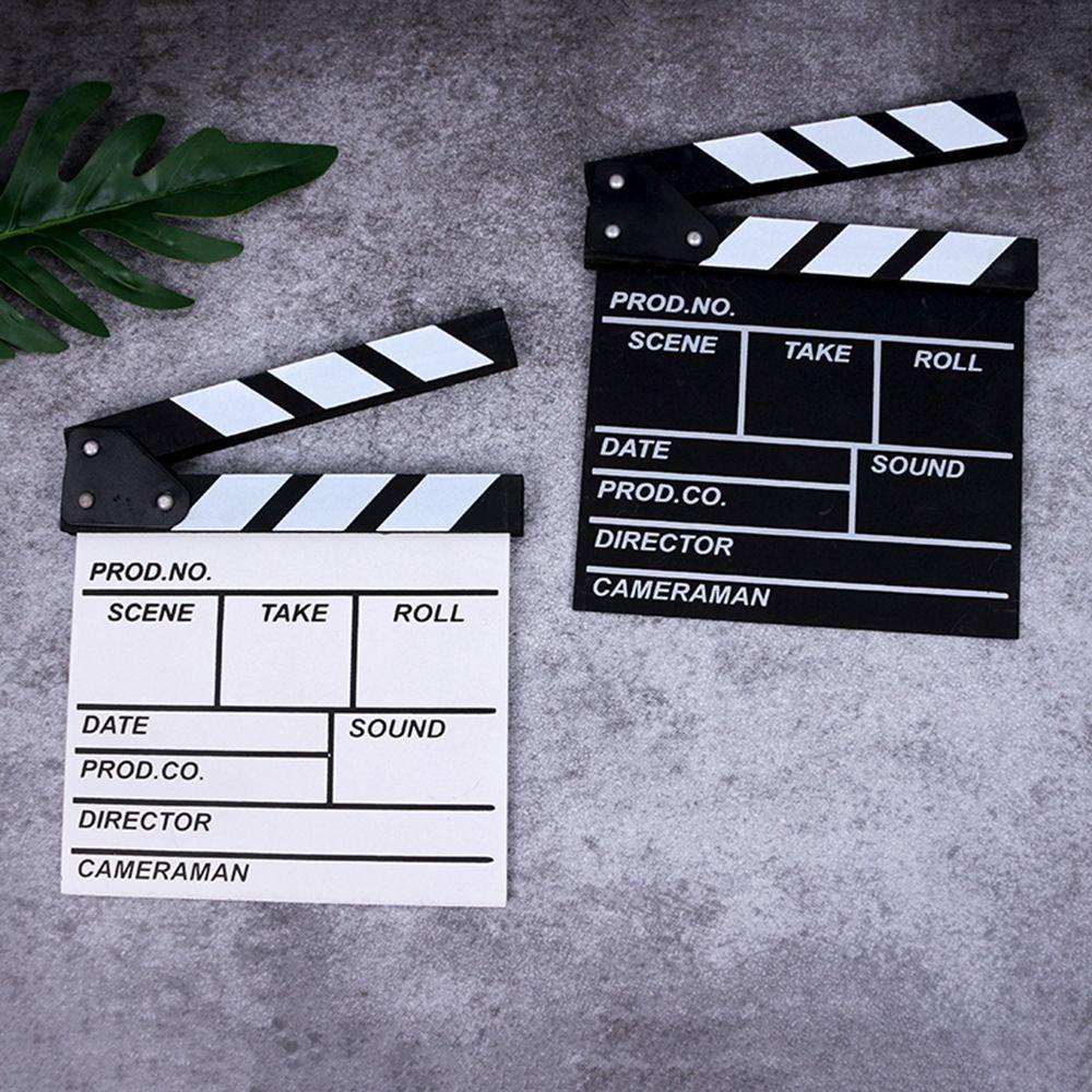 JONYE Bảng Clapperboard 30X27Cm Làm Đạo Cụ Chụp Ảnh