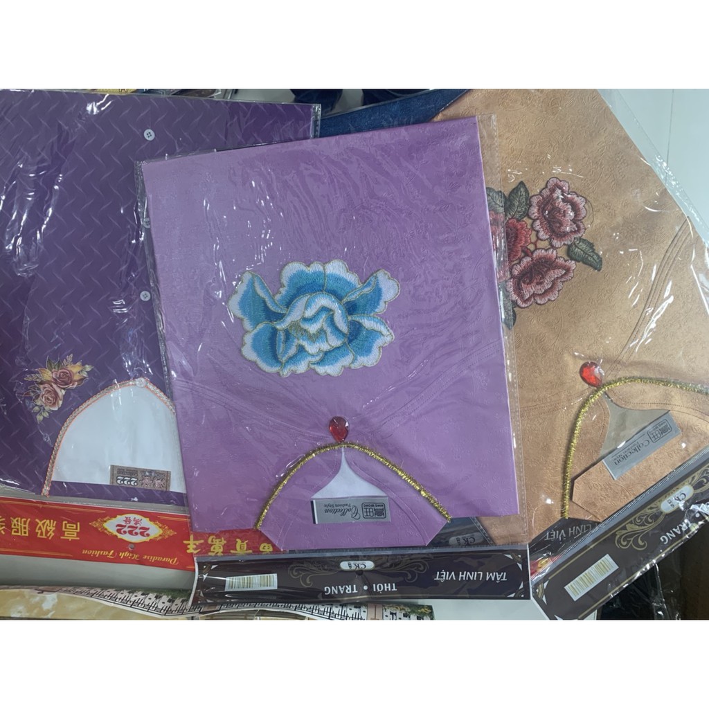 Bộ áo Bà Ba vàng mã