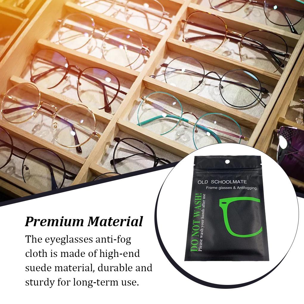 Bộ 50 Khăn Lau Kính Chống Sương Mù Đa Năng Có Thể Tái Sử Dụng