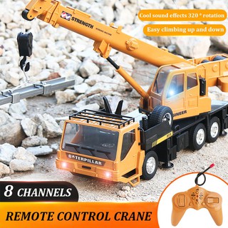 RC CHANNEL Bộ Xe Cần Cẩu Đồ Chơi Điều Khiển Từ Xa
