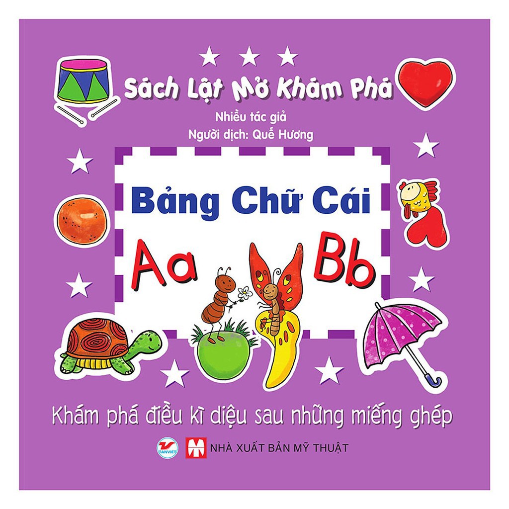 Sách - Sách lật mở khám phá - Bảng chữ cái