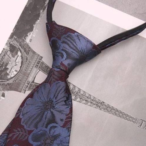 Cà vạt Nam bản to 8cm phong cách lịch sự, chững chạc, Cravat thắt sẵn, Calavat chú rể, Cavat công sở, dự tiệc CV-8200