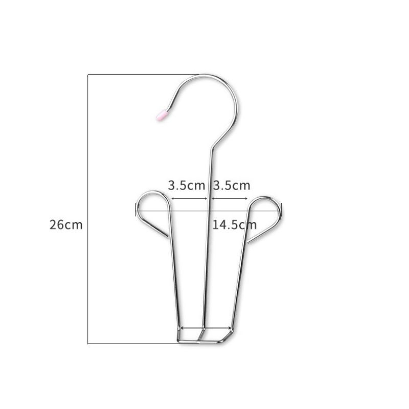 Móc Inox Treo Phơi Giày Dép Cứng Cáp, Bền Chắc, Nhỏ Gọn Dễ Sử Dụng