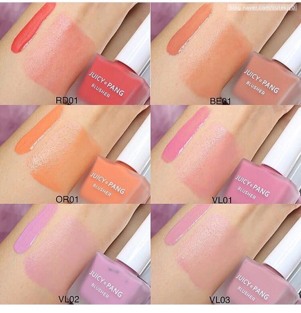 Má Hồng A'pieu Juicy Pang Water Blusher