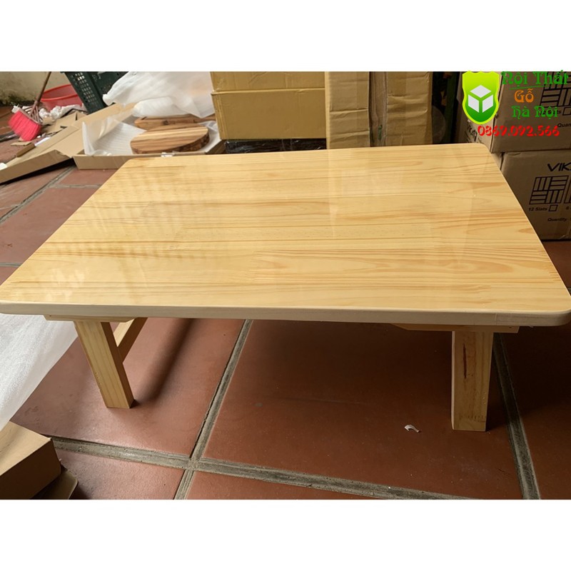 🔴 FREE SHIP 🔴 Bàn Gỗ Xếp Gọn Gỗ Thông Nhập Khẩu Kích Thước 40x60cm Bền Đẹp