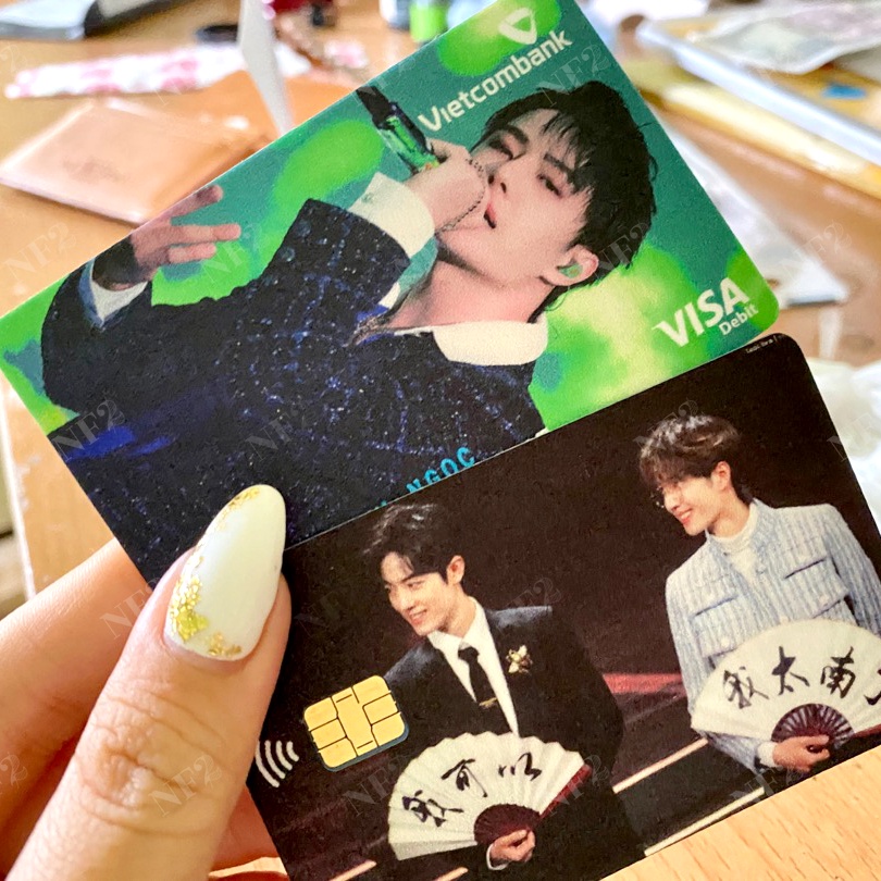 BTS IN THEO YÊU CẦU - Decal Sticker Thẻ ATM (Thẻ Chung Cư, Thẻ Xe, Credit, Debit Cards) Miếng Dán Trang Trí NF2 Cards
