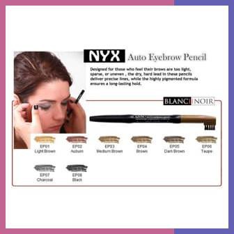 Nyx (Hàng Mới Về) Chì Kẻ Lông Mày Tự Động Màu Nâu Chất Lượng Cao