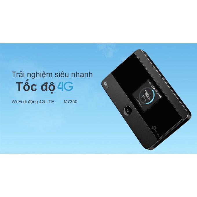 Bộ phát wifi di dộng TP-Link M7350 4G LTE 150mbps  - Hàng chính hãng - Bảo hành 24 tháng 1 đổi 1