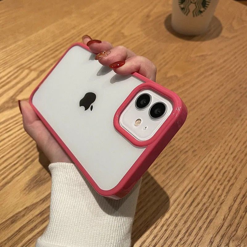 ✧The new high-definition transparent Apple 11promax mobile phone case 11pro acrylic iPhone 12 lovers all-inclusive 12pro anti-fall men and women | BigBuy360 - bigbuy360.vn