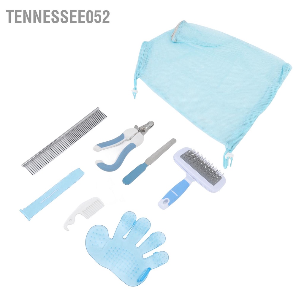 [Hàng Sẵn] Bộ Dùng Cụ làm sạch làm đẹp Cho Mèo - Túi Lưới Tắm Cho Mèo Đa Năng Tiện Dụng【Tennessee052】