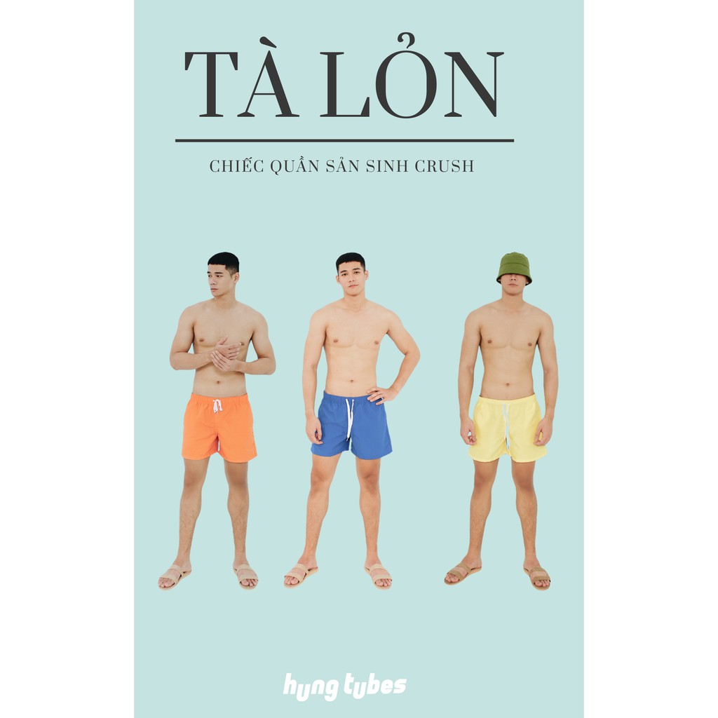 Quần tà lỏn, quần ngắn đủ màu sắc chất liệu cotton mix kate lưng thun Hàng Gia Công Hung Tubes