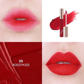 Son kem Lip Hip Hàn Quốc 05 Deep Kiss Đỏ tươi