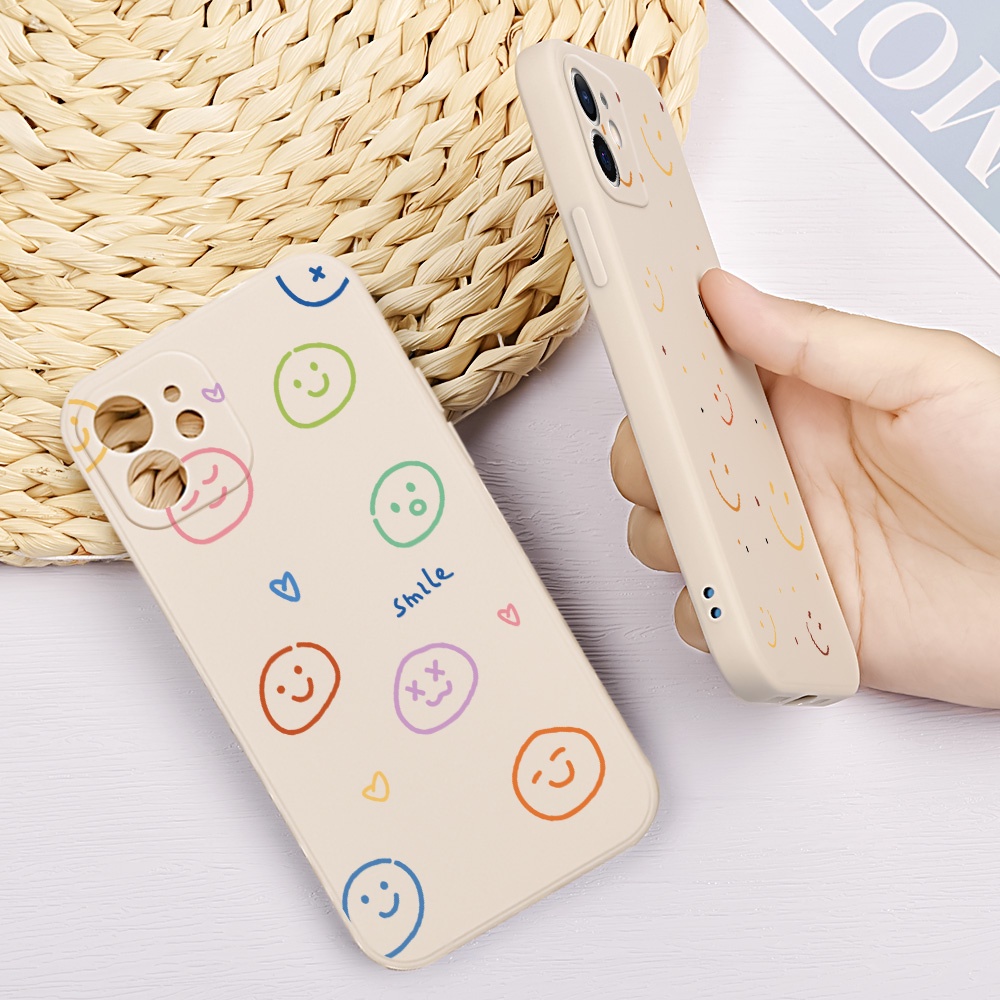 Ốp Điện Thoại Hình Mặt Cười Dễ Thương Cho Redmi Note 8 7 9 PRO Redmi 9T 9 9A Note 10 10S 4G H099