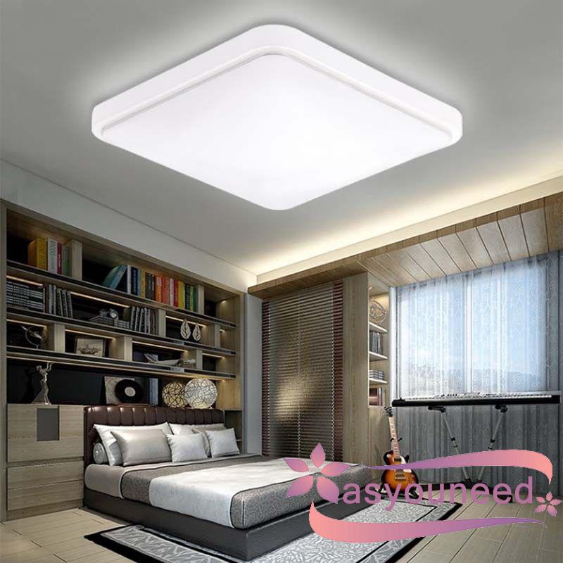 Đèn LED vuông gắn trần trang trí nội thất phong cách hiện đại