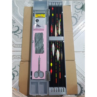 bộ phao câu cá đầy đủ kèm hộp đựng