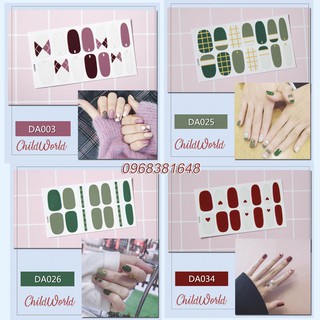 Sticker Dán Móng Tay không thấm nước siêu xinh Bảng 4