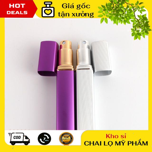 Lọ Chiết Nước Hoa ❤ GIÁ TẬN GỐC ❤ Lọ chiết nước hoa 12ml bọc nhôm đựng dầu thơm, phụ kiện du lịch