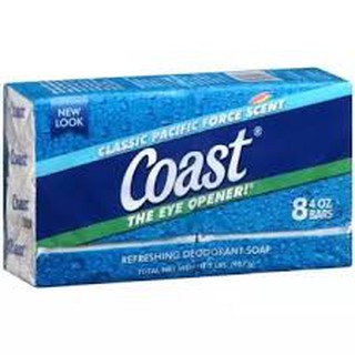 Lốc 8 bánh xà bông coast 113g